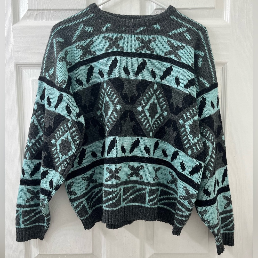 Vintage Geometric Sweater